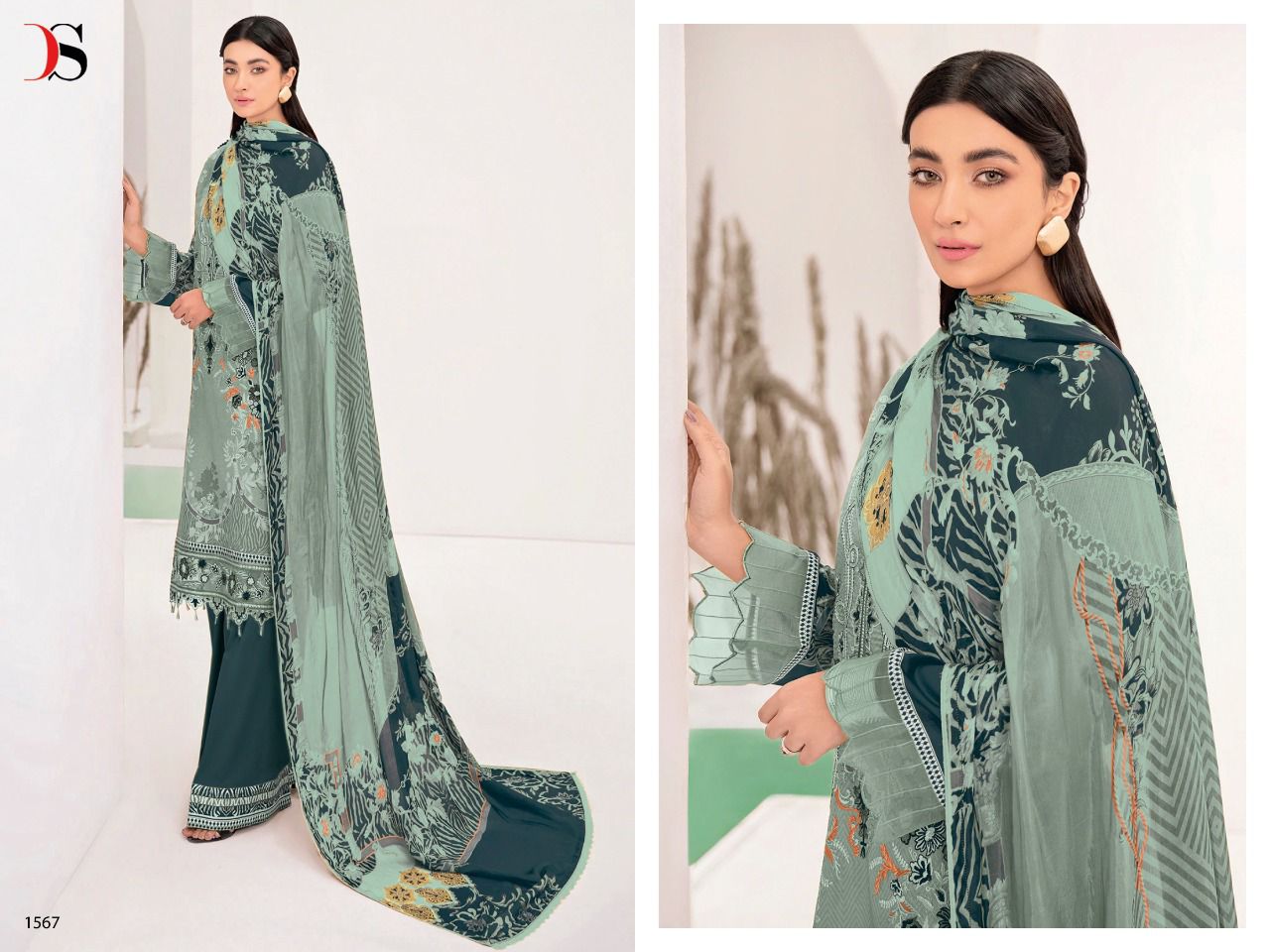 Deepsy Cheveron Lawn 22 New Fancy Wear Cotton Pakistani Salwar Suits Collection